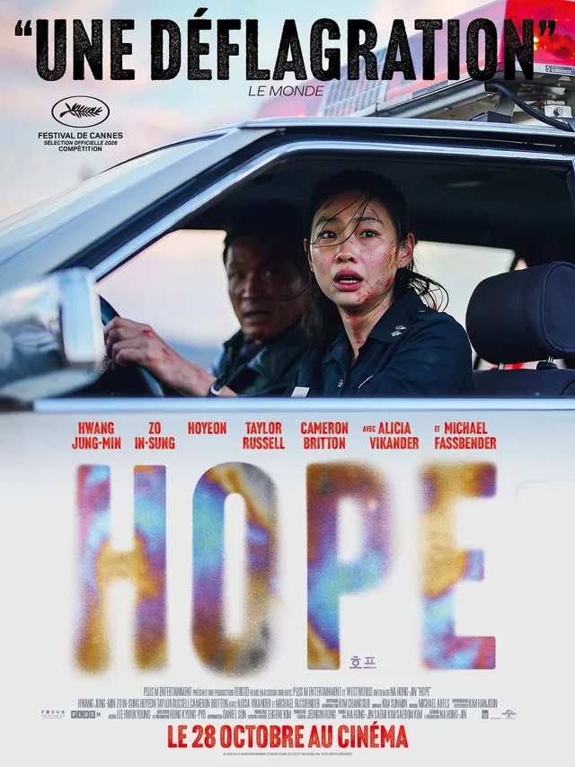 Affiche du film Hope de Na Hong-jin, sélection officielle Cannes 2026, au cinéma le 28 octobre